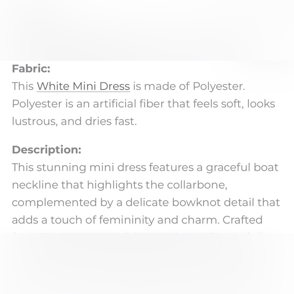 RIHOAS  White Bow Sheath Dress with Slit - Picture 8 of 9